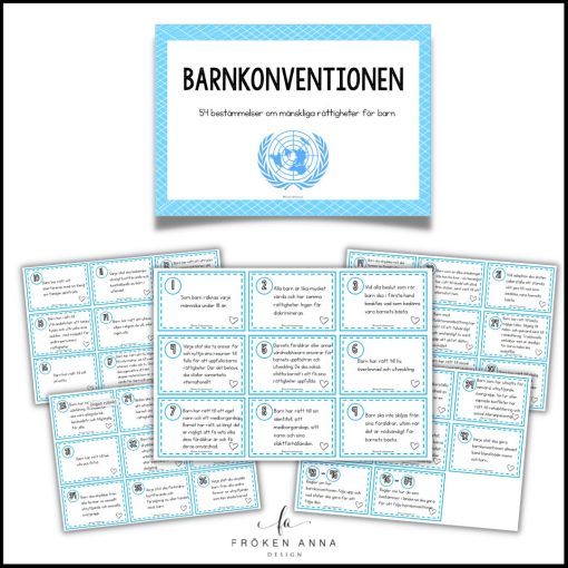 Barnkonventionen - alla artiklar + lektionstips