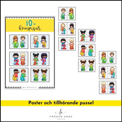 10-kompisar och pussel