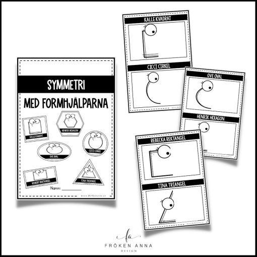 Symmetri med formhjälparna