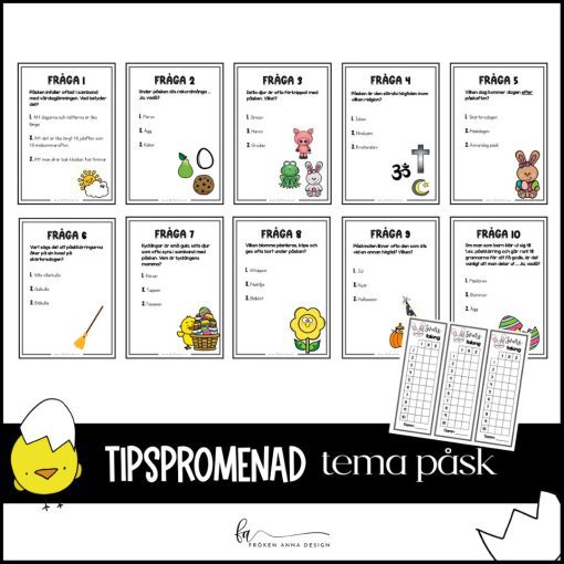 Tipspromenad - tema påsk