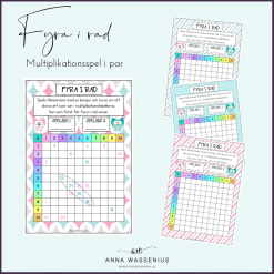 Fyra i rad (multiplikationsspel)