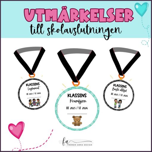 Utmärkelser till skolavslutningen