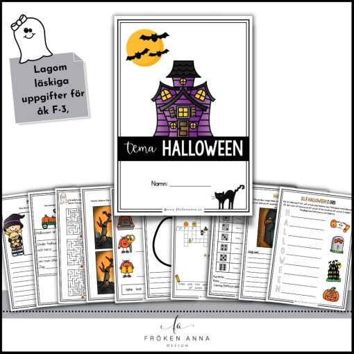Arbetshäfte: Tema Halloween