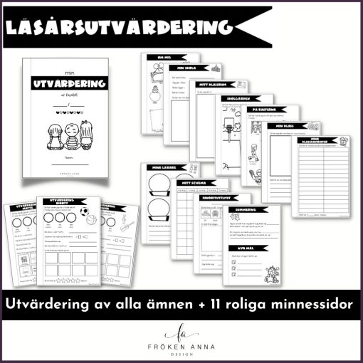 Läsårsutvärdering - minnesbok