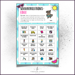 Skolavslutningsbingo