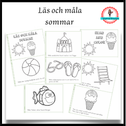 Läs och måla sommar