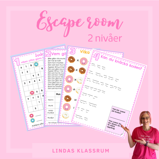 Escape room Lindas munkar