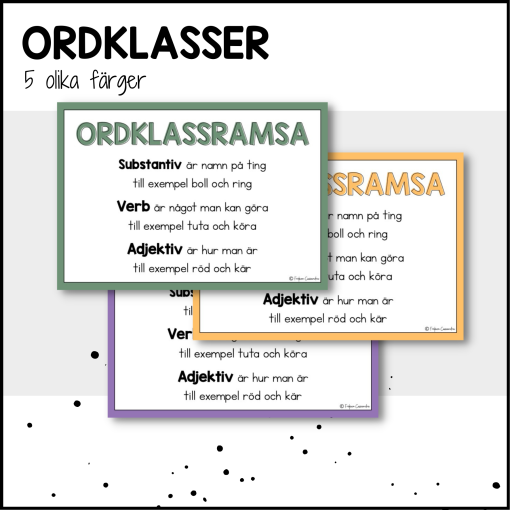 ORDKLASSER - ramsa