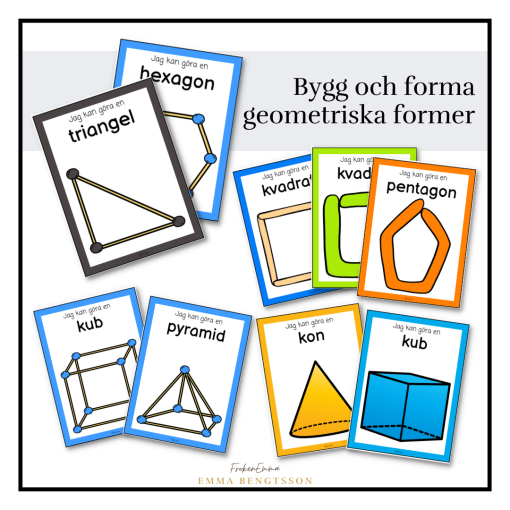 Geometriska former - bygga och forma