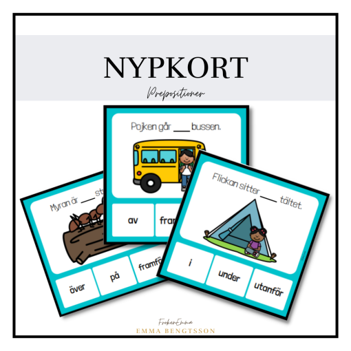 Nypkort - prepositioner