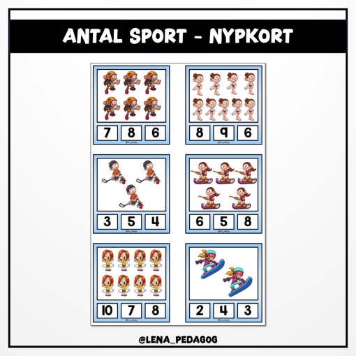 Antal sport - nypkort