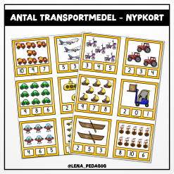 Antal transportmedel - nypkort