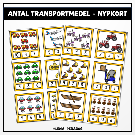 Antal transportmedel - nypkort