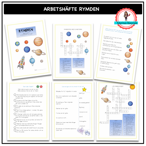 Arbetshäfte om rymden