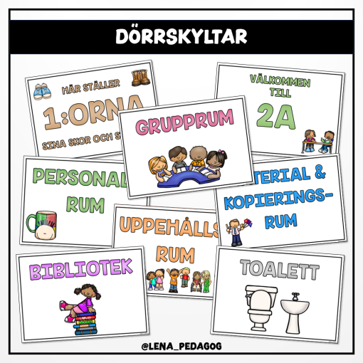 Dörrskyltar