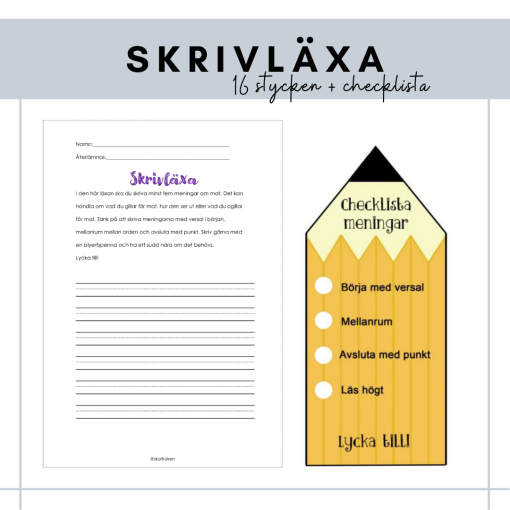 Skrivläxa