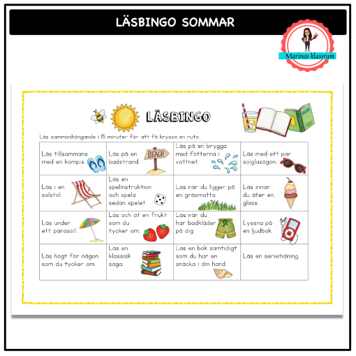 Läsbingo sommar