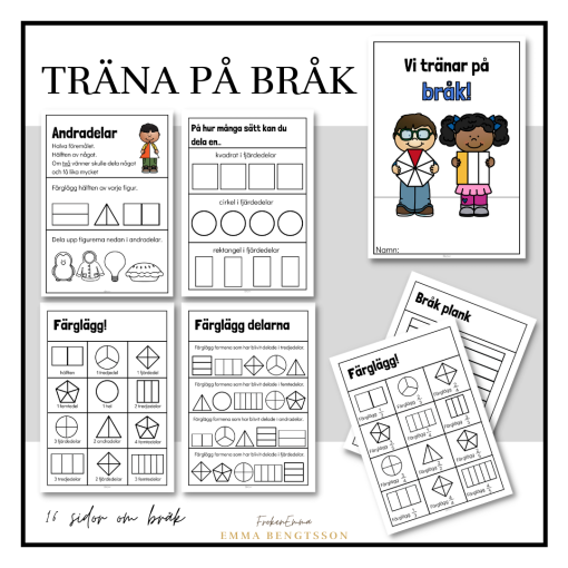Vi tränar på bråk