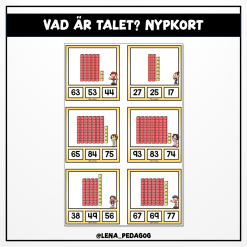 Vad är talet? - nypkort