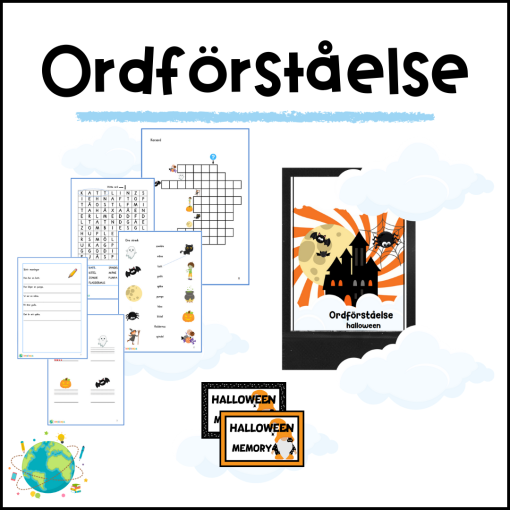 Ordförståelse - Halloween och Memory