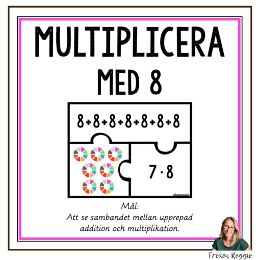 Multipikationspussel 8:ans tabell