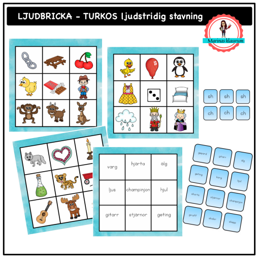 Ljudbrickor turkos - ljudstridig stavning