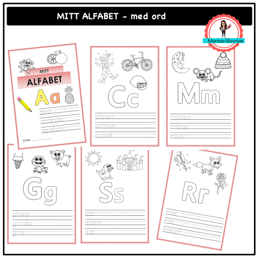 Mitt alfabet med ord
