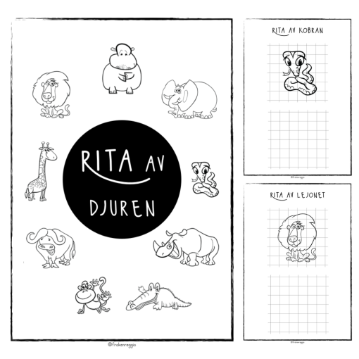 Rita av vilda djur