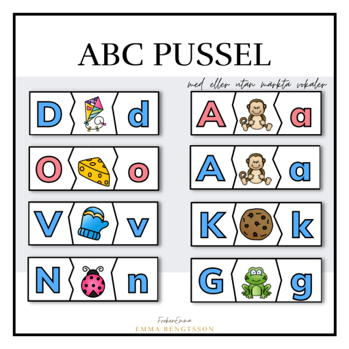 Alfabetet - pussel