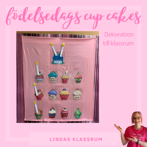 Födelsedags cup cakes