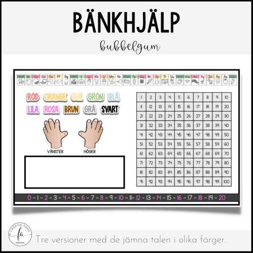 Bänkhjälp bubbelgum