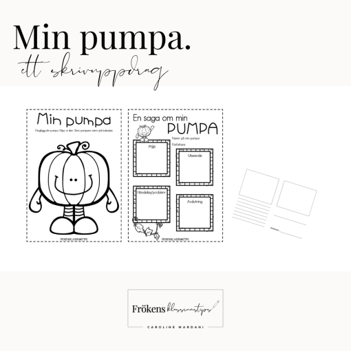 Min pumpa - Skrivuppdrag