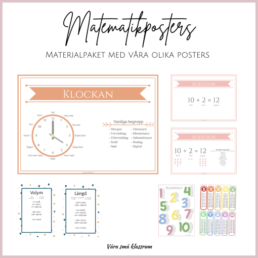Materialpaket - Matematikposters