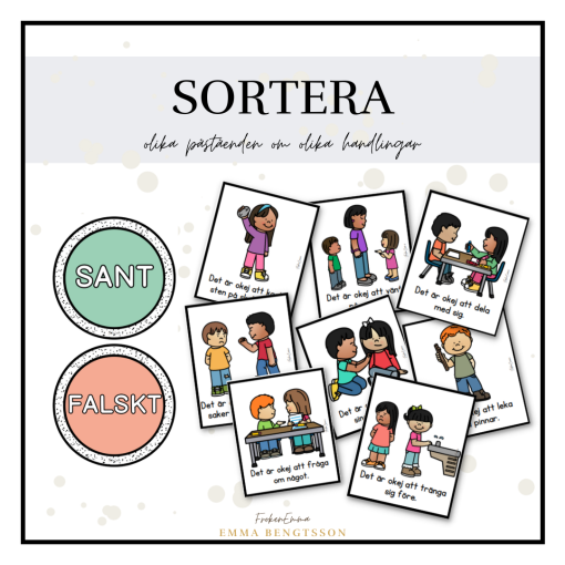 Sortera - handlingar i skolan