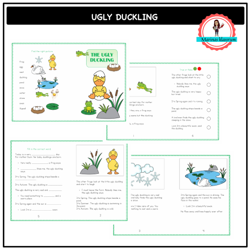 The ugly duckling - story book