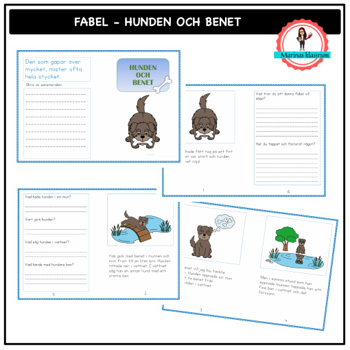 Fabel - Hunden och benet