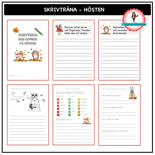 Skrivträna - hösten