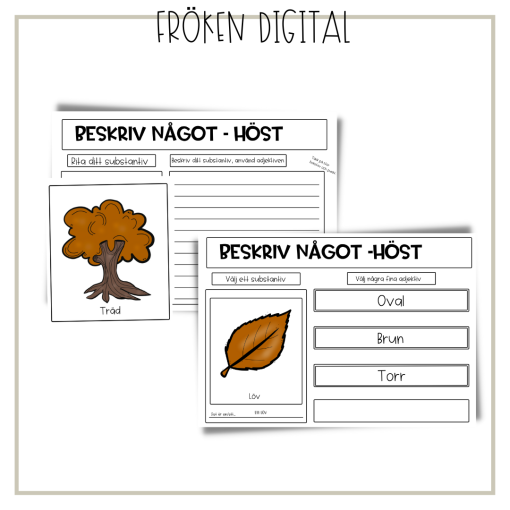 Beskriv något - Höst