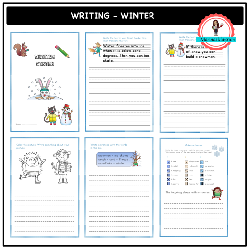 Writing - winter