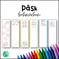 Bokmärken - Måla Påsk