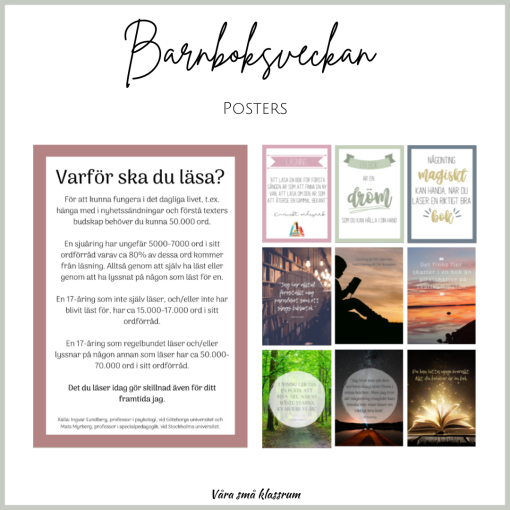 Barnboksveckan - posters