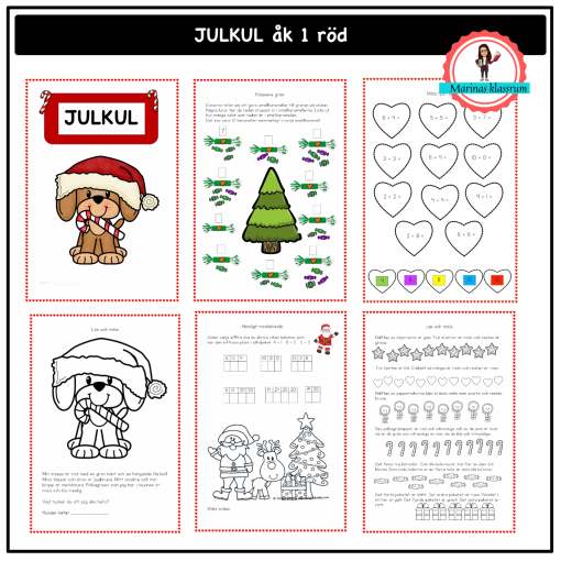Julkul åk 1 - röd