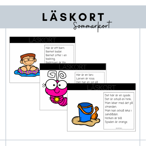 Läskort - sommar