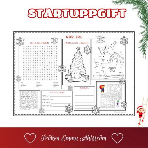 STARTUPPGIFTER - JUL