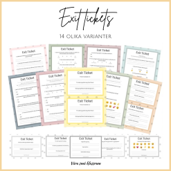 Exit tickets
