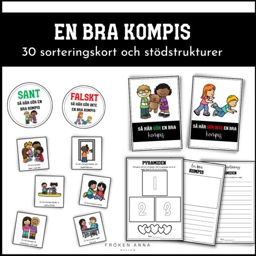 En bra kompis - sortera handlingar (inkl. stödstrukturer i KL)
