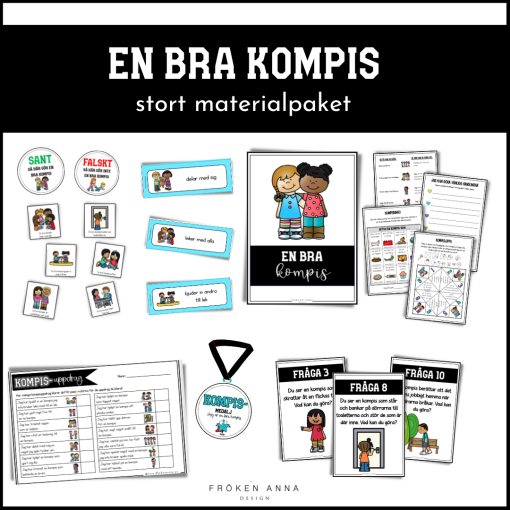 Materialpaket: En bra kompis / värdegrund