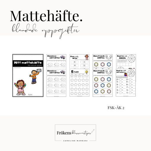 Mattehäfte - blandade uppgifter