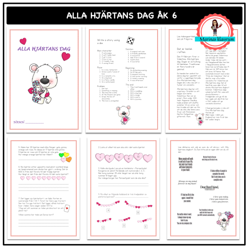 Alla hjärtans dag åk 6