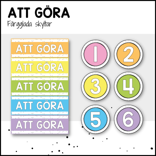 COLOR: att göra 1-6